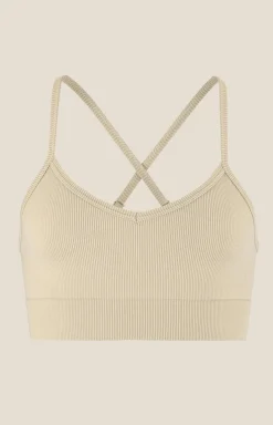 Collective Rib Strap Sports Bra W