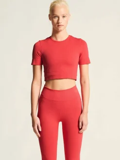 Collective Seamless Cropped SS Top W