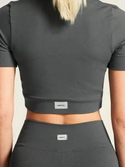Collective Seamless Cropped SS Top W