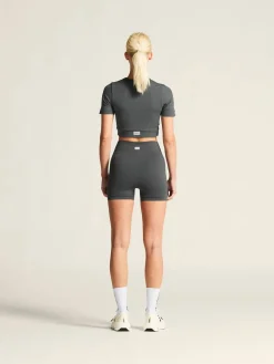 Collective Seamless Cropped SS Top W