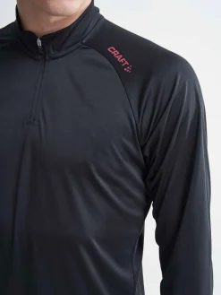 Eaze LS Half Zip Tee M