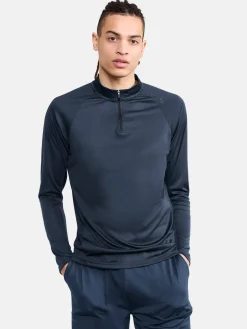 Eaze LS Half Zip Tee M