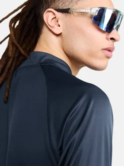 Eaze LS Half Zip Tee M