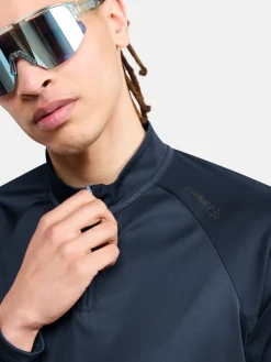 Eaze LS Half Zip Tee M