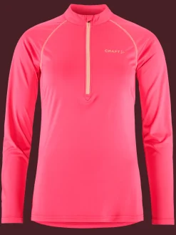 Eaze LS Half Zip Tee W