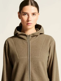 Join Pile Fleece FZ Hood W