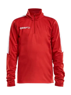 Progress Halfzip Ls Tee Jr
