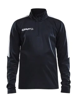 Progress Halfzip Ls Tee Jr